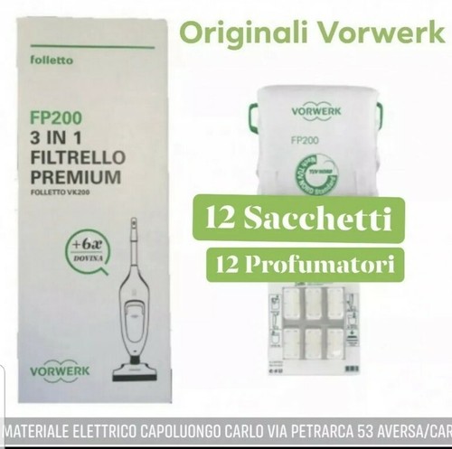 Sacchetti folletto 200 vk - sacchetti,