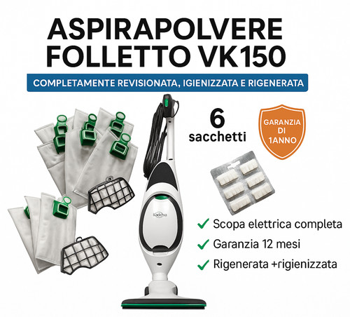 Aspirapolvere folletto 150 - aspirapolvere, vk-150